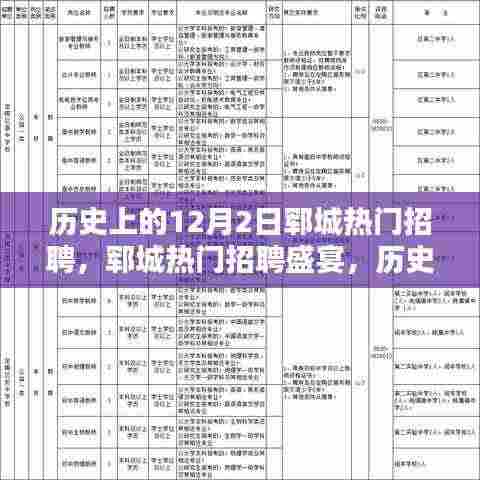 历史上的12月2日郓城招聘盛宴,精彩瞬间回顾