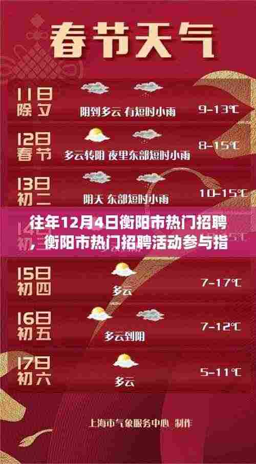 衡阳市热门招聘活动指南,如何高效准备应聘心仪职位?参与活动全攻略!