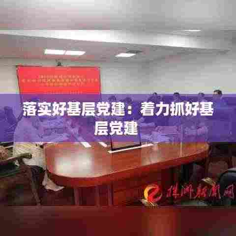 落实好基层党建:着力抓好基层党建