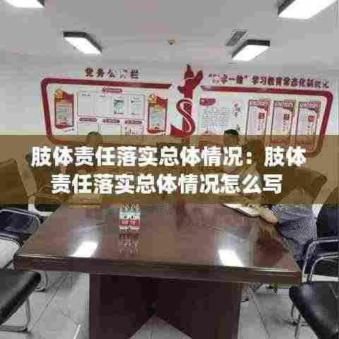 肢体责任落实总体情况:肢体责任落实总体情况怎么写