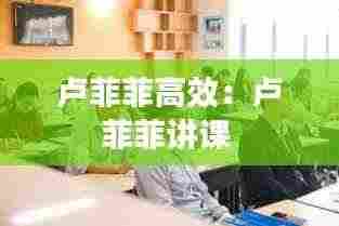 卢菲菲高效:卢菲菲讲课