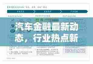 汽车金融最新动态,行业热点新闻头条一网打尽!
