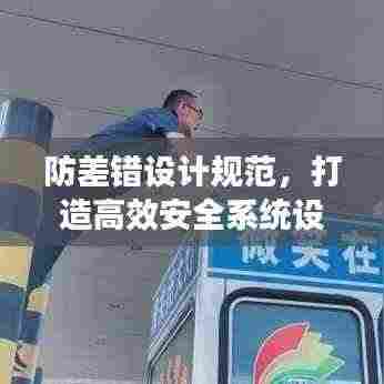 防差错设计规范,打造高效安全系统设计的秘诀