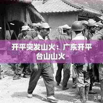 开平突发山火:广东开平台山山火