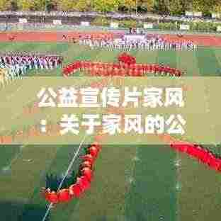 公益宣传片家风：关于家风的公益广告标语 