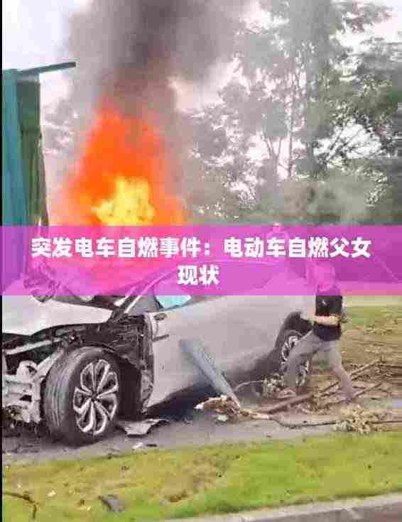 突发电车自燃事件:电动车自燃父女现状