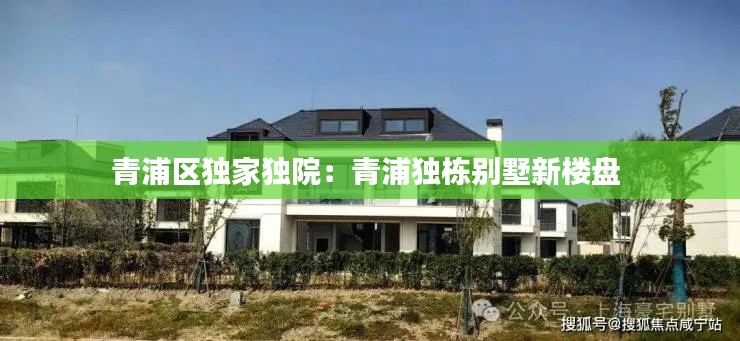 青浦区独家独院：青浦独栋别墅新楼盘 
