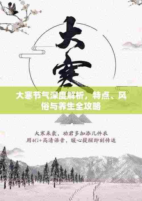 大寒节气深度解析,特点、风俗与养生全攻略