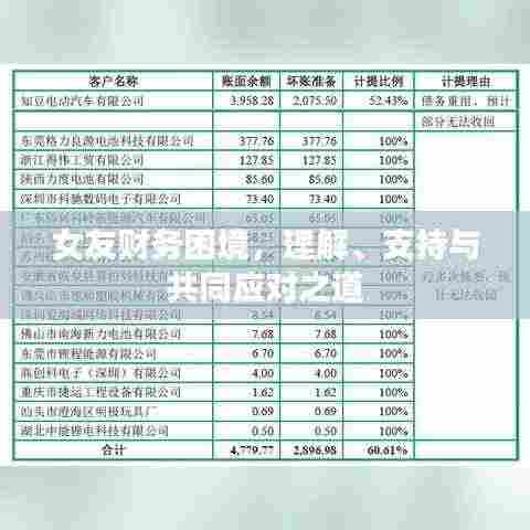 女友财务困境，理解、支持与共同应对之道