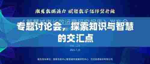 专题讨论会,探索知识与智慧的交汇点
