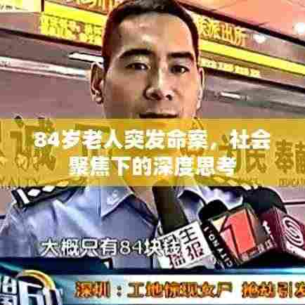 84岁老人突发命案,社会聚焦下的深度思考