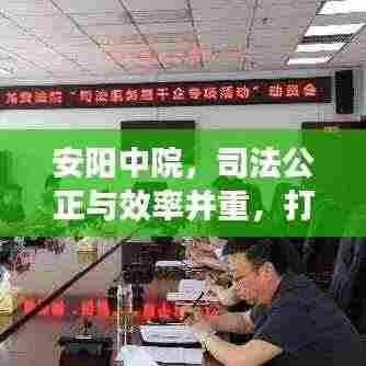 安阳中院,司法公正与效率并重,打造法治化营商标杆环境