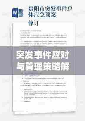 突发事件应对与管理策略解析,公共危机下的行动指南