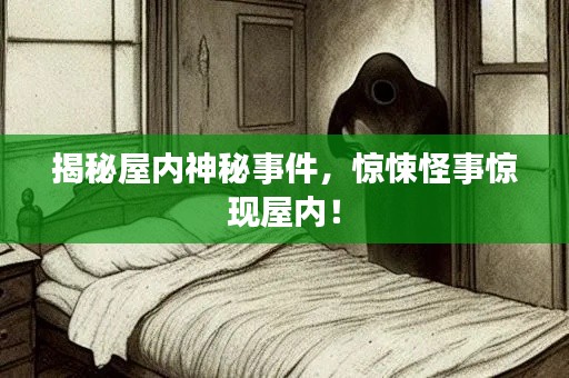 揭秘屋内神秘事件，惊悚怪事惊现屋内！
